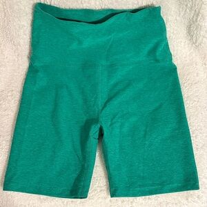 Beyond Yoga Teal Bike Shorts